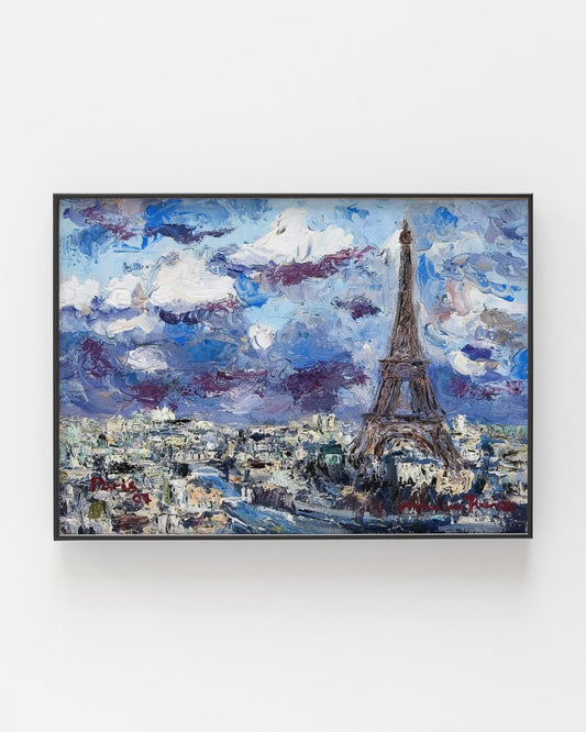 the grey parisian sky